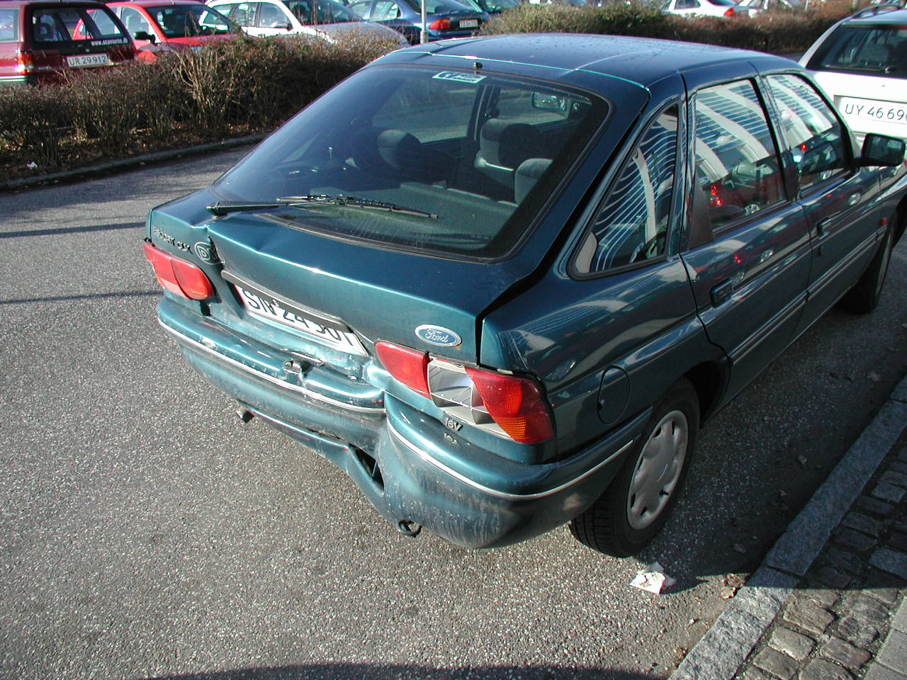 Damaged Car Mar 2003